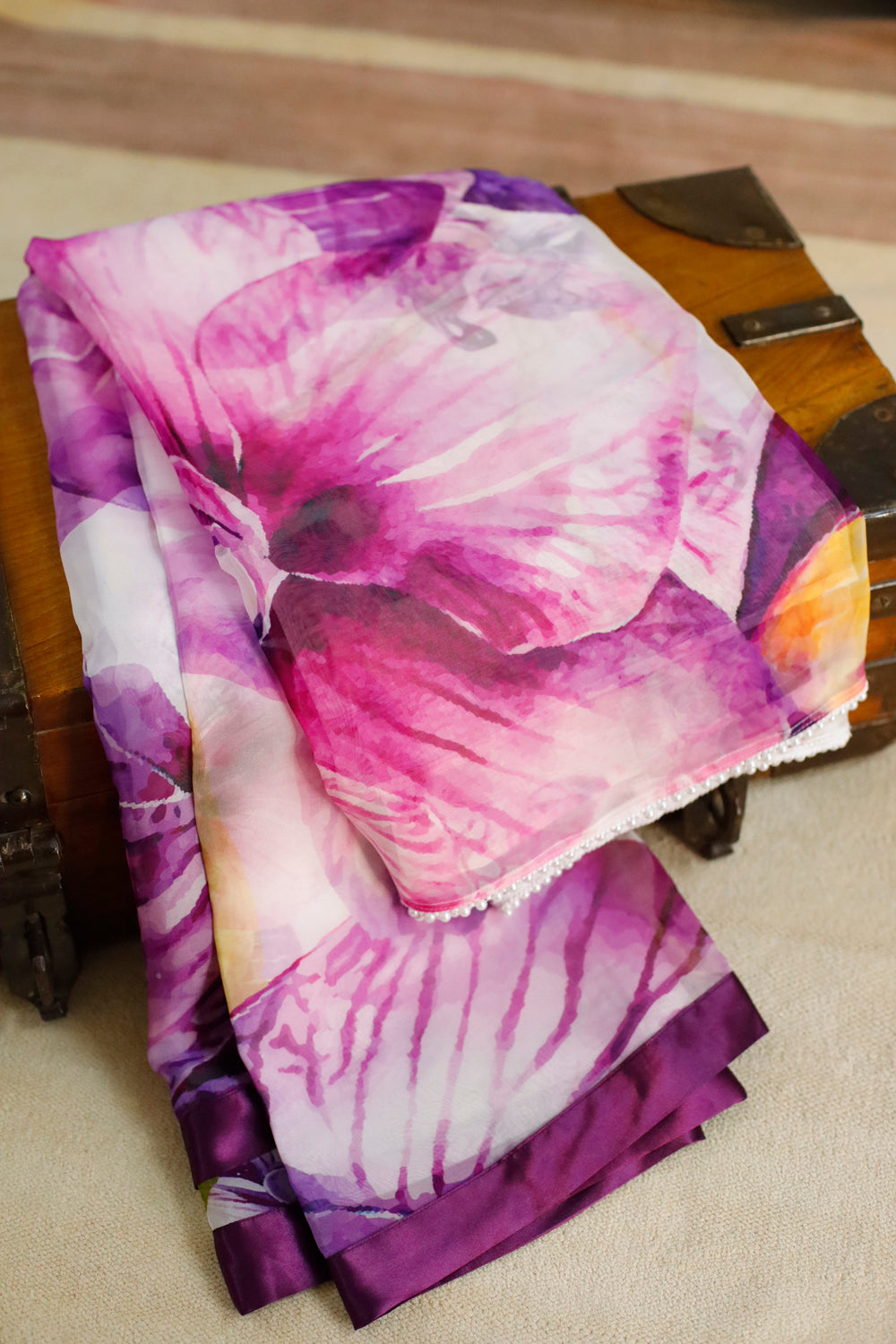 BAGH-E-JAMUNI - Organza Saree with Blouse