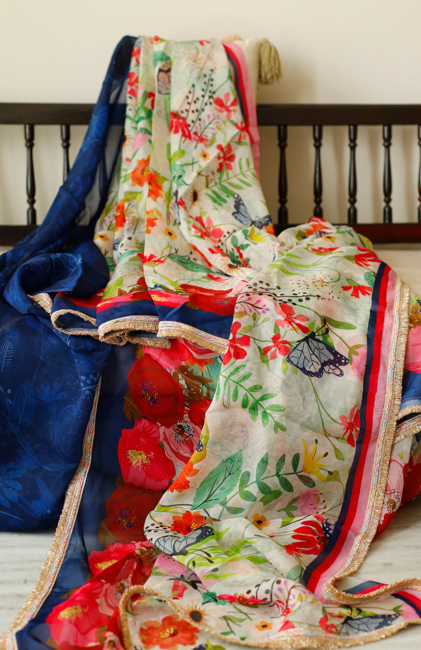 ANEK TITLIYAN - Organza Saree with Blouse