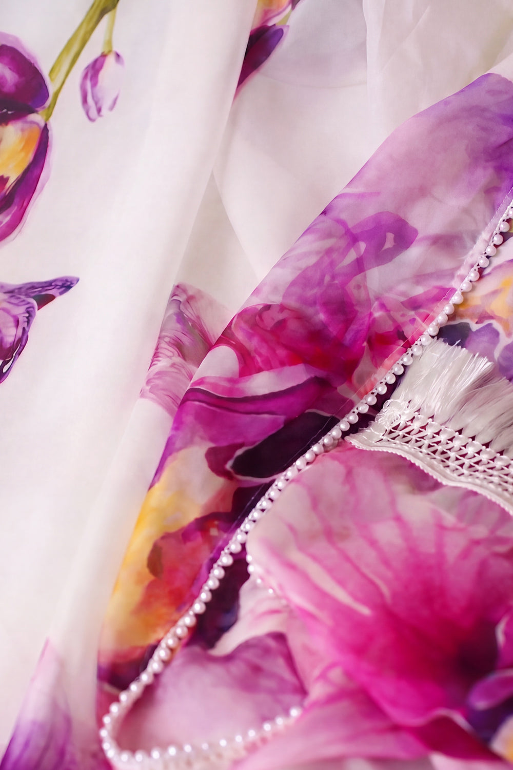 BAGH-E-JAMUNI - Organza Saree with Blouse