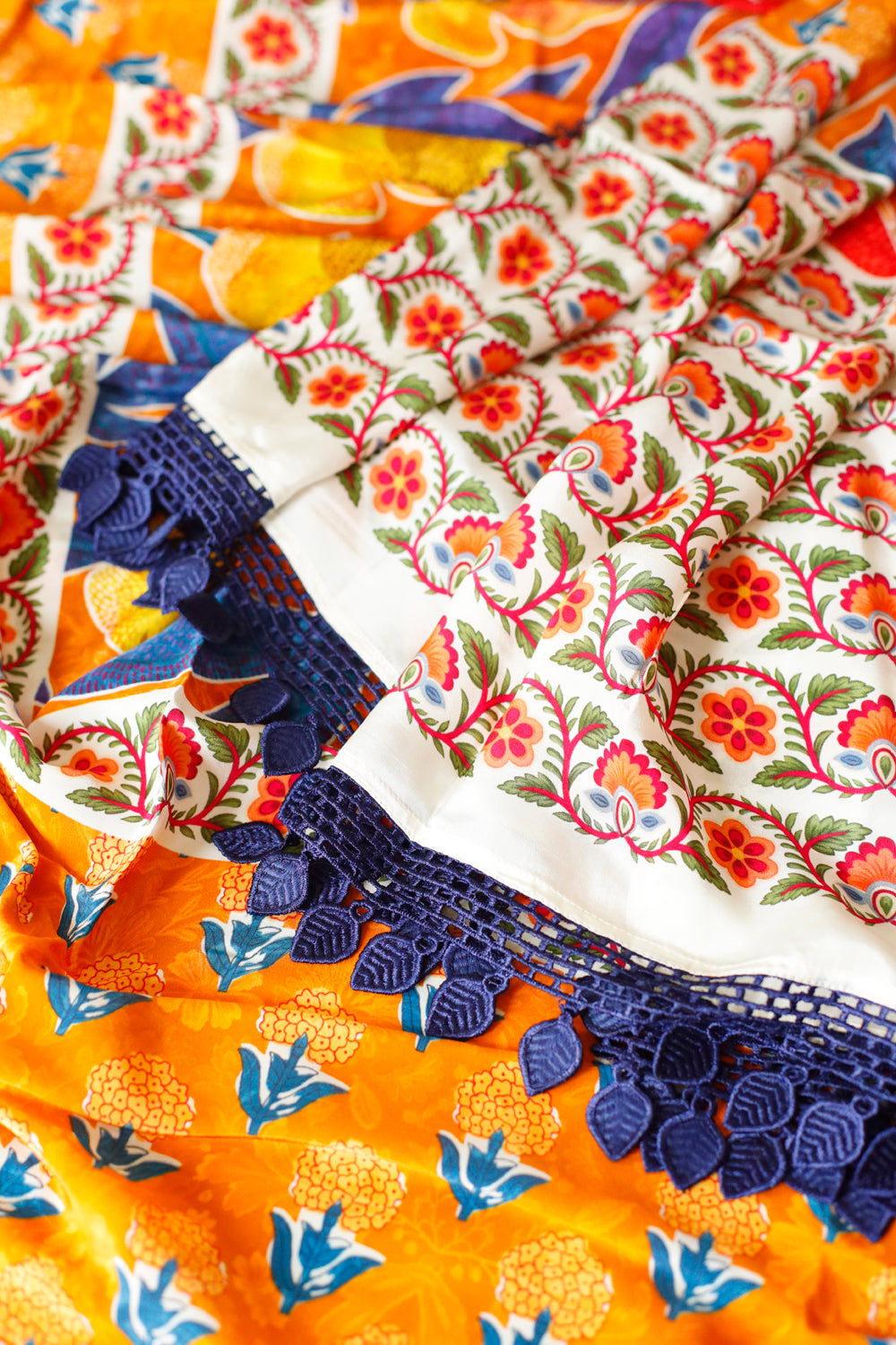 BEETI BAATEIN - Crepe Saree with Blouse
