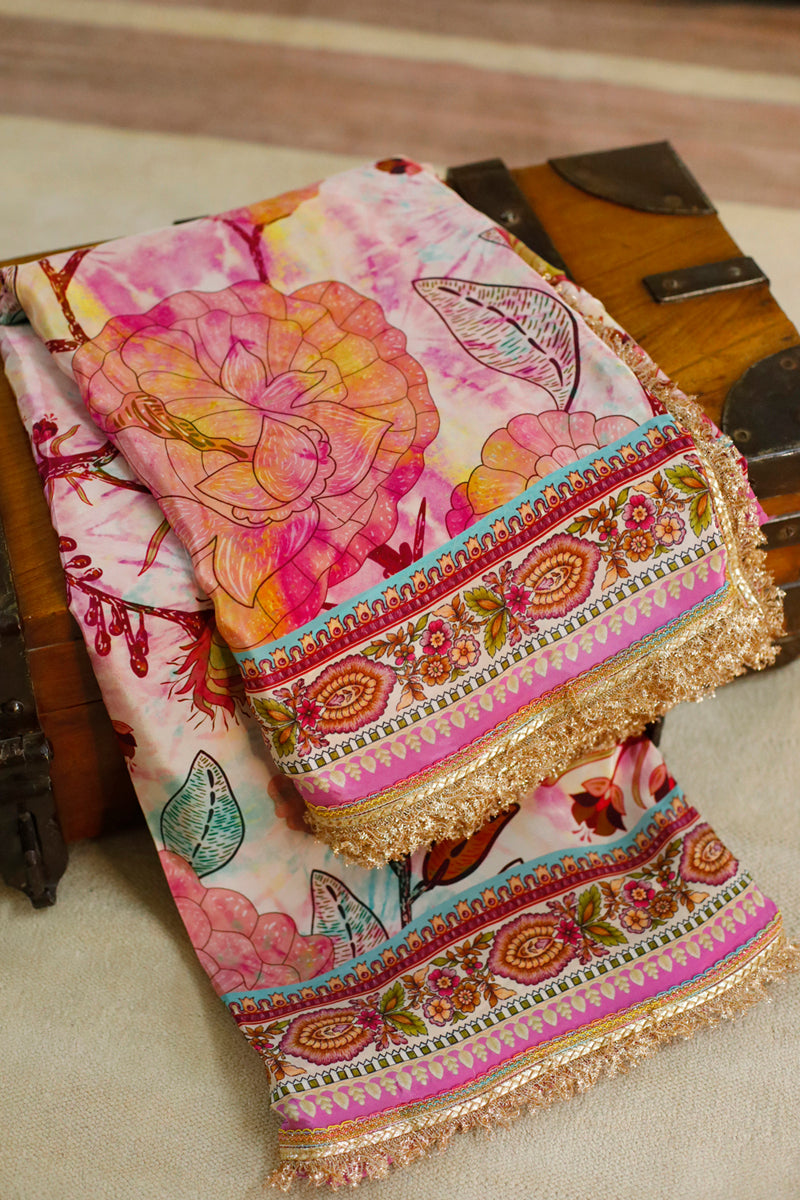 PYAARI GITA - Crepe Saree with Blouse
