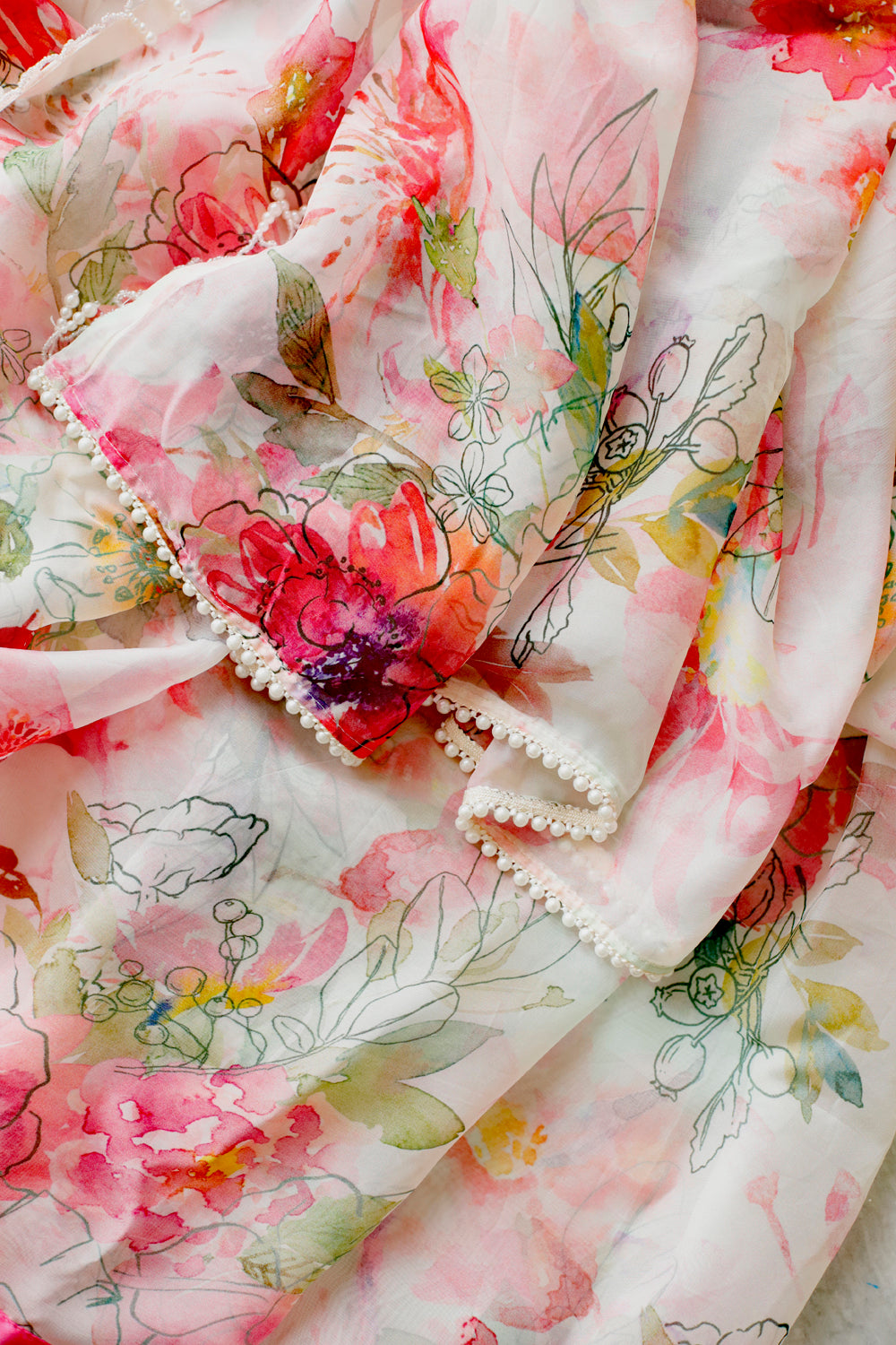 GULABI HAWA - Organza Saree with Blouse