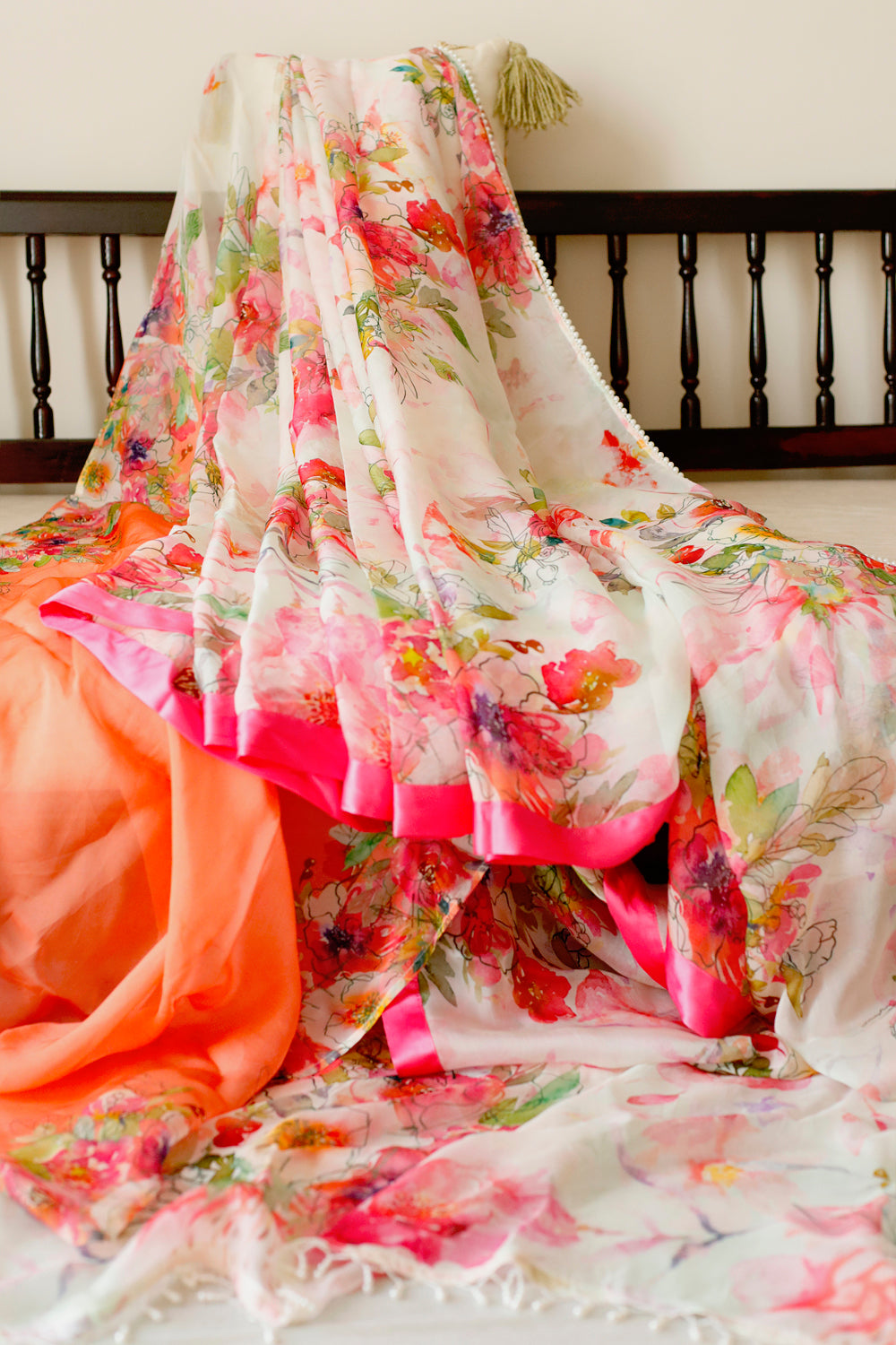 GULABI HAWA - Organza Saree with Blouse