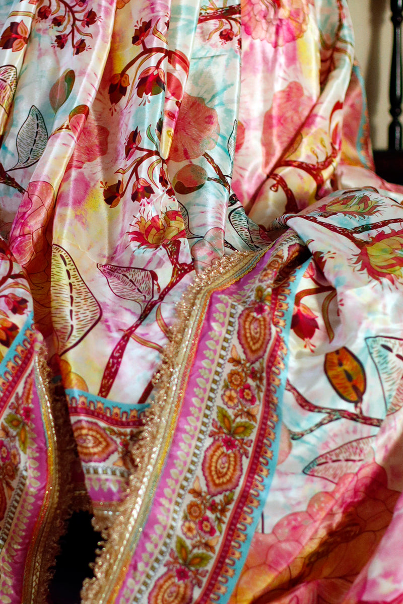 PYAARI GITA - Crepe Saree with Blouse